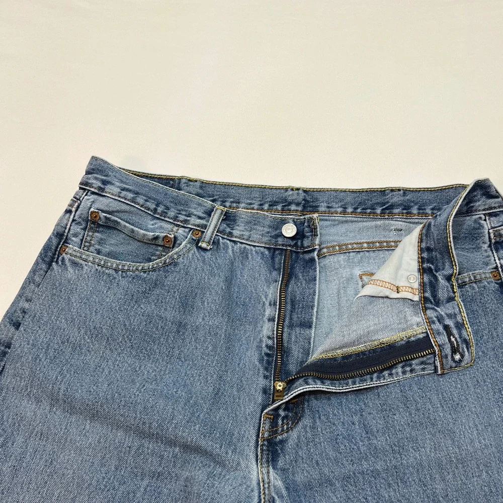 Levi's 505 Regular Fit Jeans Mens W38 L30 Blue Denim Classic Casual Vintage 90's